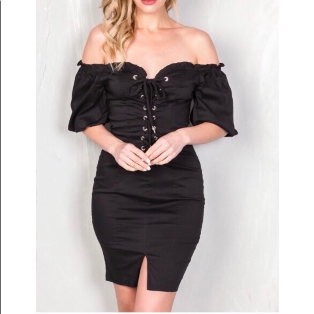 Off The Shoulder Bardot Dress